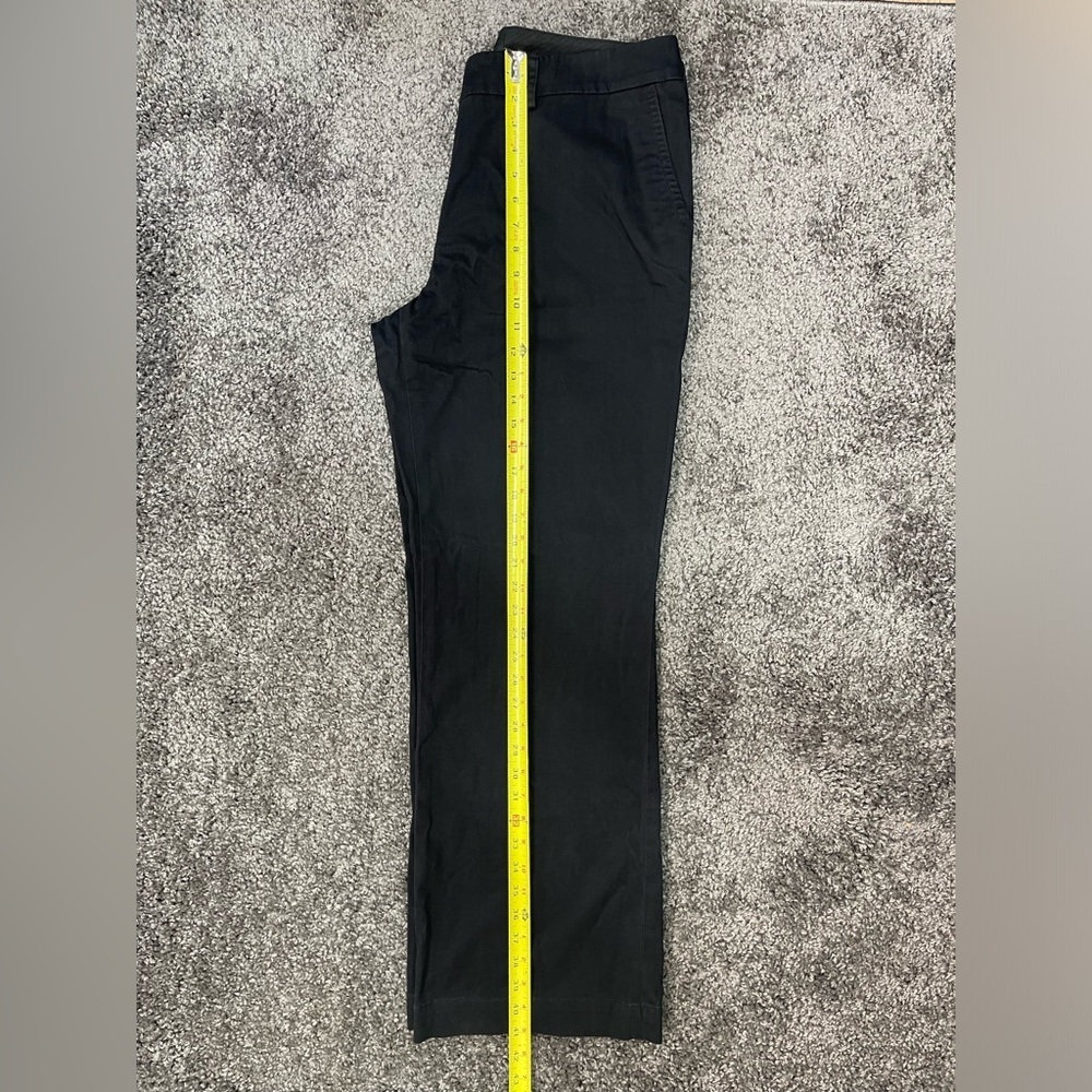 Talbots signature Flare wide black cotton blend pants women’s size 14 - Picture 6 of 13